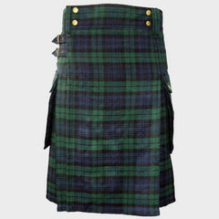 black watch tartan kilt for women