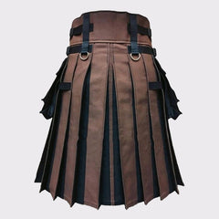 Black and Brown Premium Hybrid Kilt