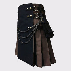 Black and Brown Premium Hybrid Kilt