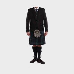 BLACK ARGYLL JACKET FORMAL KILT OUTFIT