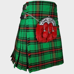 Casual Green Tartan Kilt