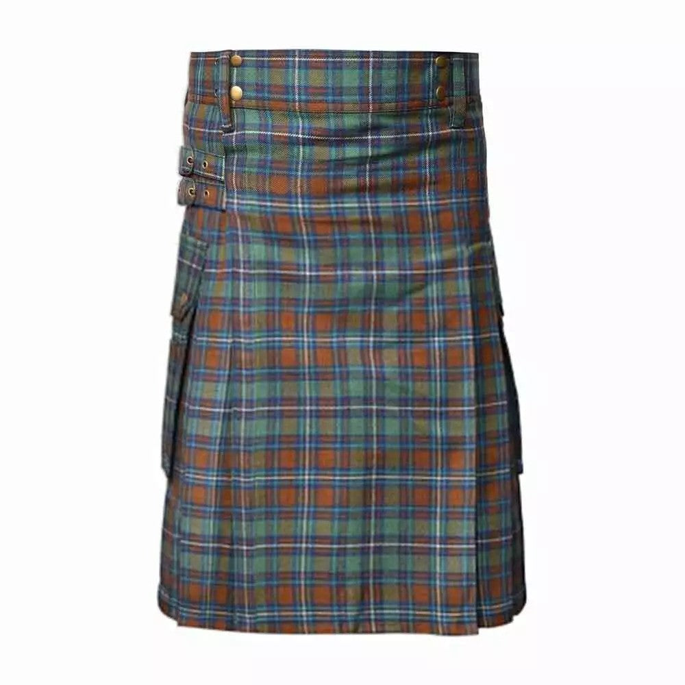 Handmade Traditional County Kerry Tartan Utility Kilt