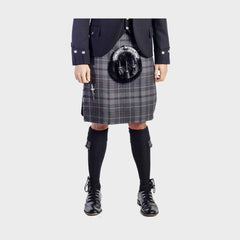 HIGHLAND WEDDING BLACK JACKET ARGYLL KILT OUTFIT