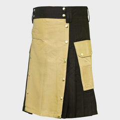 Hybrid Kilt Khaki and Black