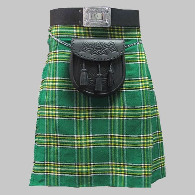 Irish Green Tartan Kilts for Men