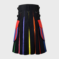 LGBT Pride Hybrid Utility Kilt For Men