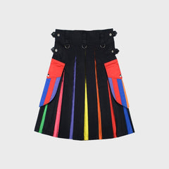 LGBT Pride Hybrid Utility Kilt For Men
