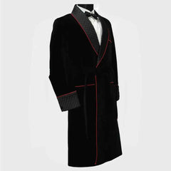 mens velvet smoking jacket