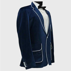 Mens Velvet Smoking Quilted Dinner Coat Mens Velvet Smoking Coat