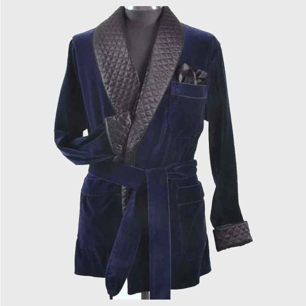 christmas velvet smoking jacket