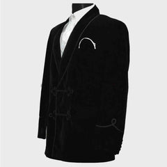 men's silk smoking jacket
