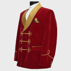 Mens Velvet Smoking Quilted Long Dinner Coat Mens Velvet Smoking Coat