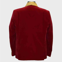 Mens Velvet Smoking Quilted Long Dinner Coat Mens Velvet Smoking Coat