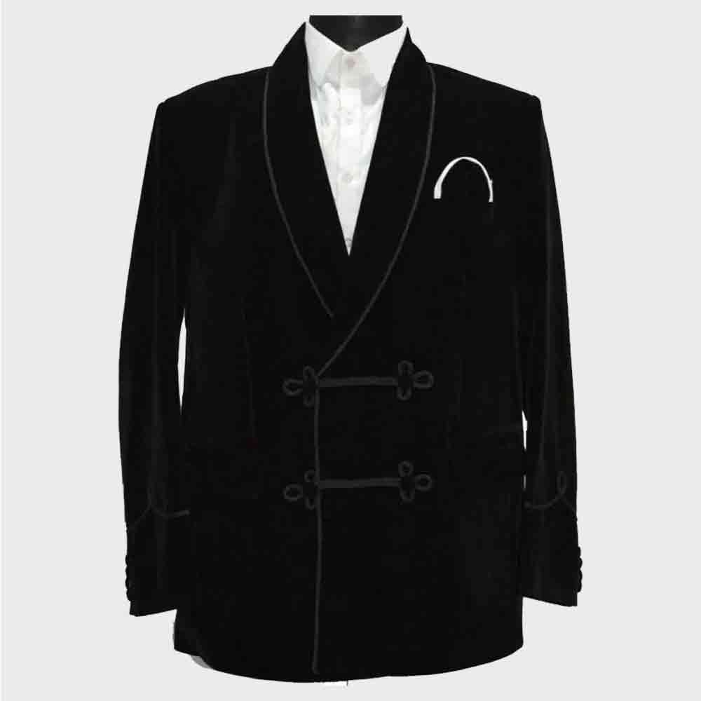 men's silk smoking jacket