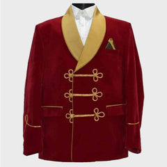 Mens Velvet Smoking Quilted Long Dinner Coat Mens Velvet Smoking Coat