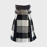 Menzies Black and White Tartan