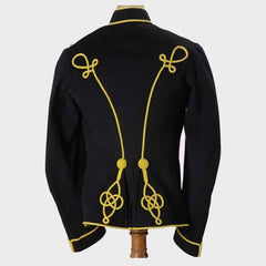 Military Mens Fashion Pre WWI Military Hussars jacket coat bradied hssar jacket