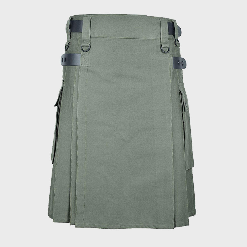 Modern Grey Utility Kilt