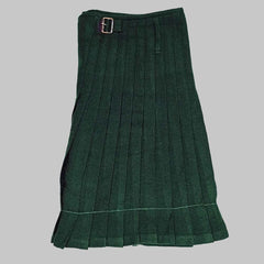 Solid Green Tartan Kilt