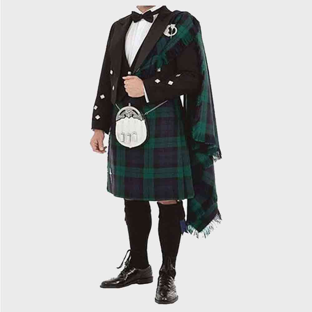 Kilt Outfit Available in Tartans Scottish Vintage Prince Charlie Jac