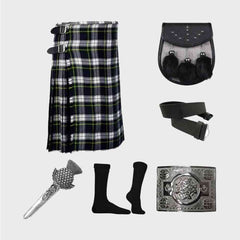 Dress Gordon Outfit Tartan Kilt Deals with Sporran Socks And Belts