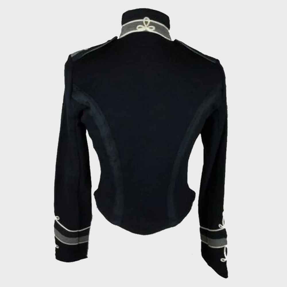 Black Ladies Officers Hussar Jacket 