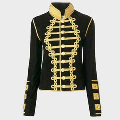 Black Ladies Scottish Hussar Braided Jacket