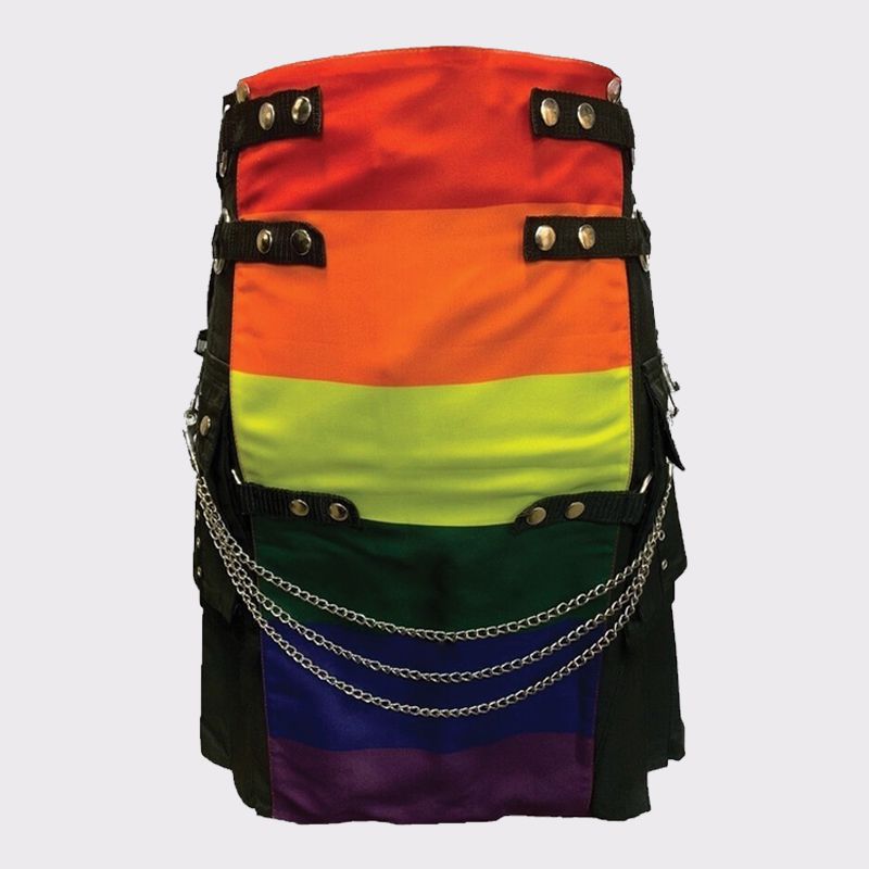 Stylish Rainbow Hybrid Kilt