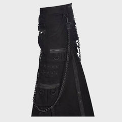 Black Pistol Kilt - Short Kilt Denim 1