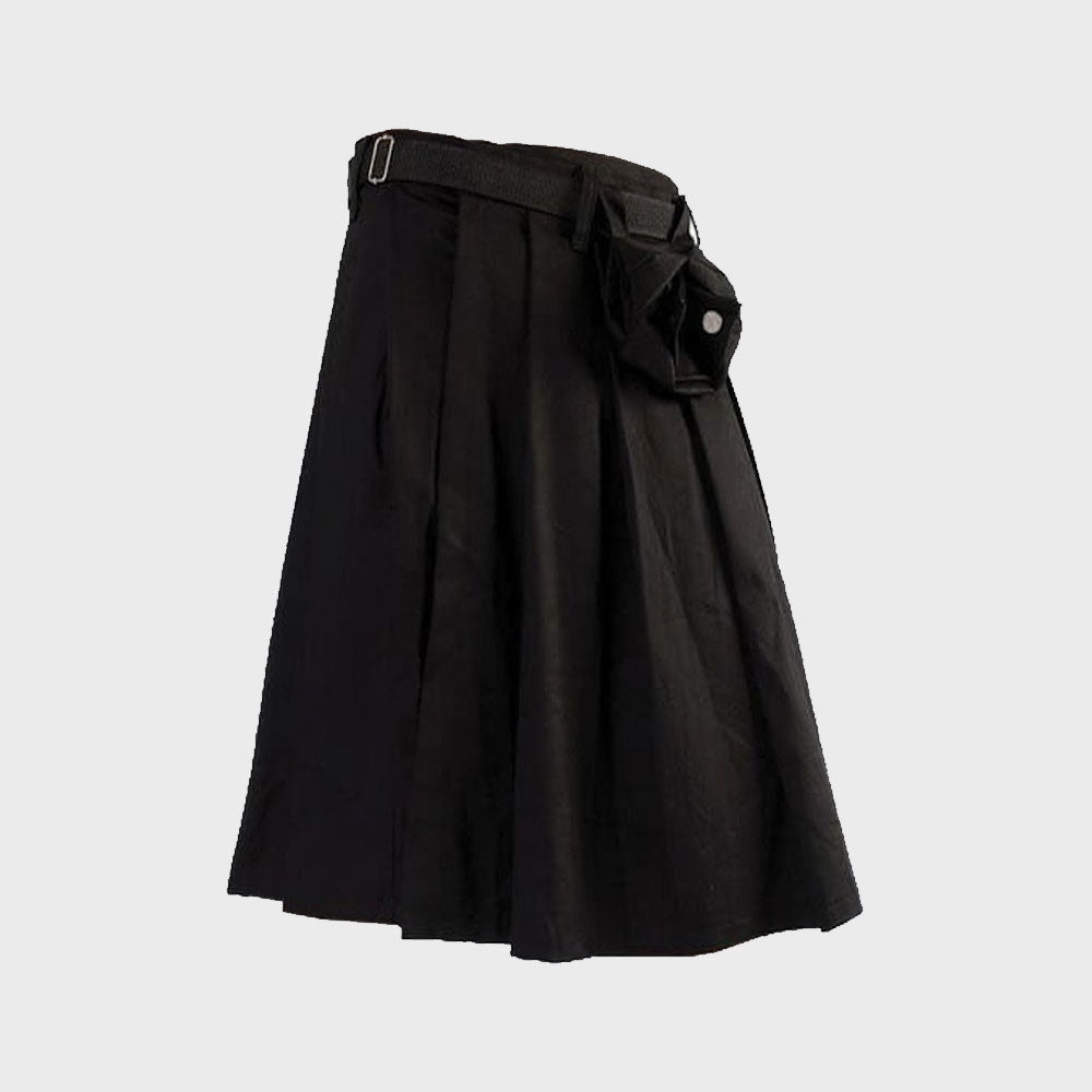 Black Pistol Kilt - Short Kilt Denim