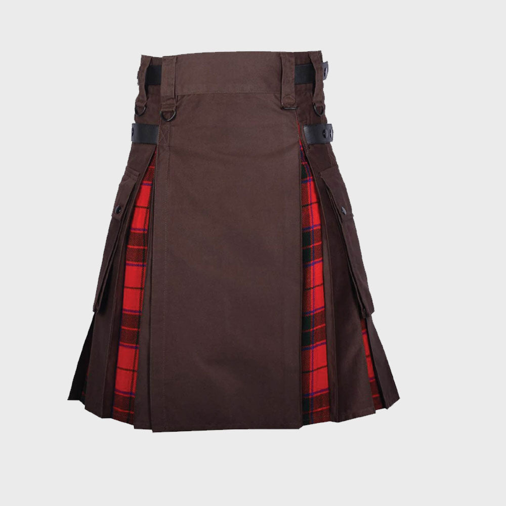 Cargo Hybrid Tartan Kilt For Men