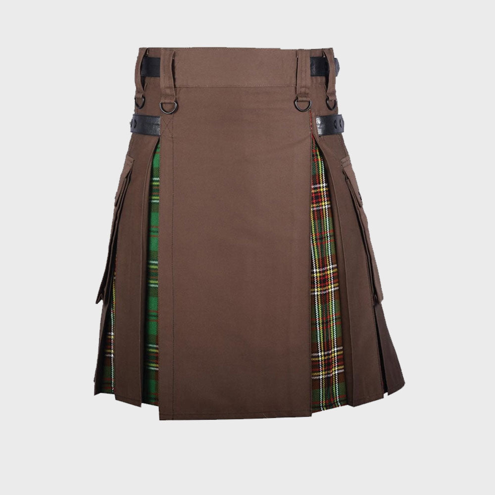 Cargo Hybrid Tartan Kilt For Men