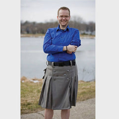 Cargo Utility Kilt With Dual Pockets