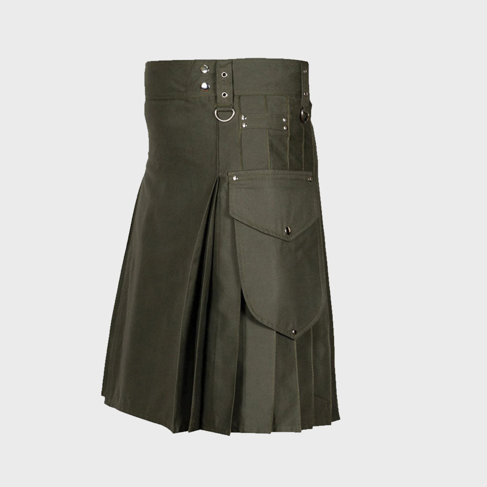 Casual Utility Kilt For Men