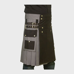 COLLUSION Checkerboard Revere Hybrid Kilt