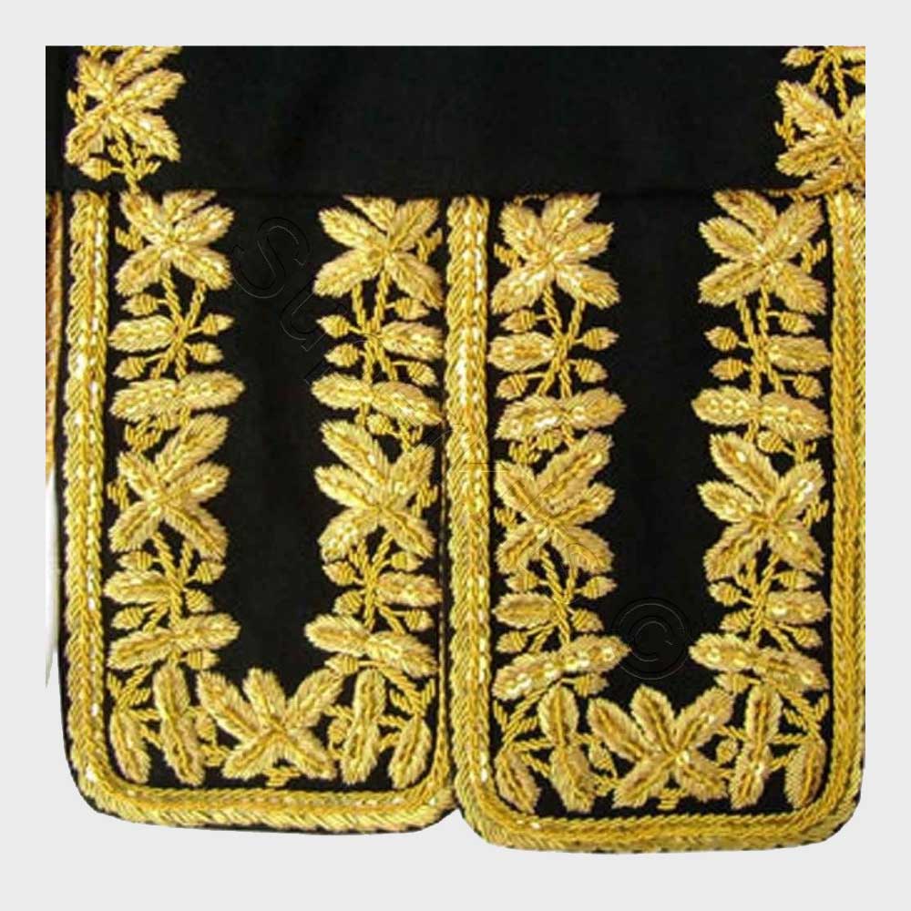 Golden Hand Embroidered Doublet Jacket