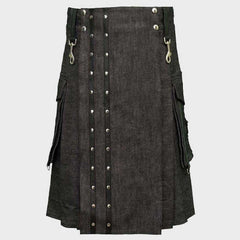 Heavy Duty High Quality Denim Kilt