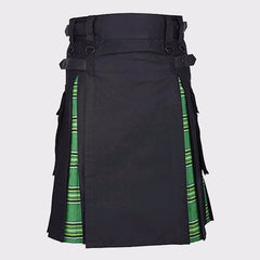 Irish Green Tartan Hybrid kilt