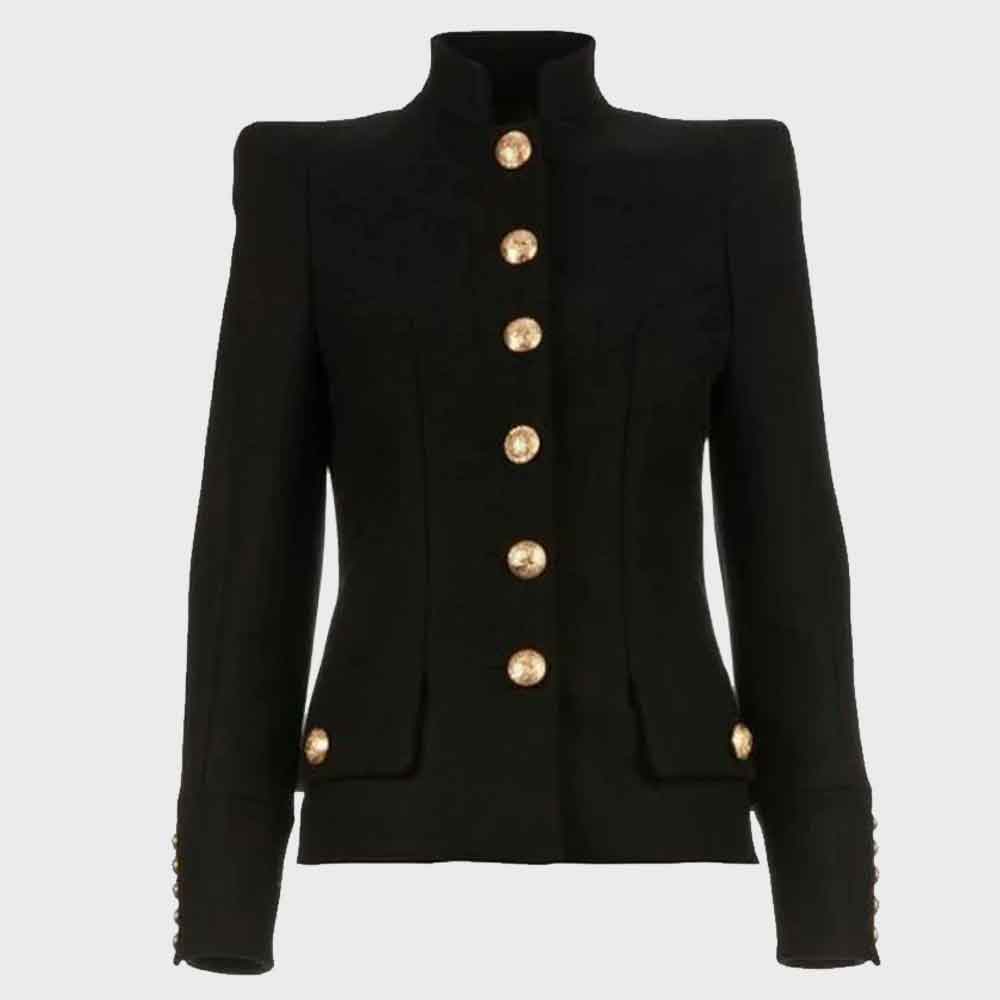 Ladies-Black-Hussar Jackets -Braided-Coat