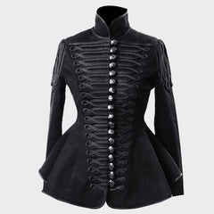 Black Hussar Jacket of Military jackets for Women1