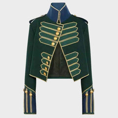 Ladies New Green Military Jacket,Ladies Fashion Military Coat