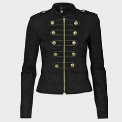 Ladies Fashion Military Coat