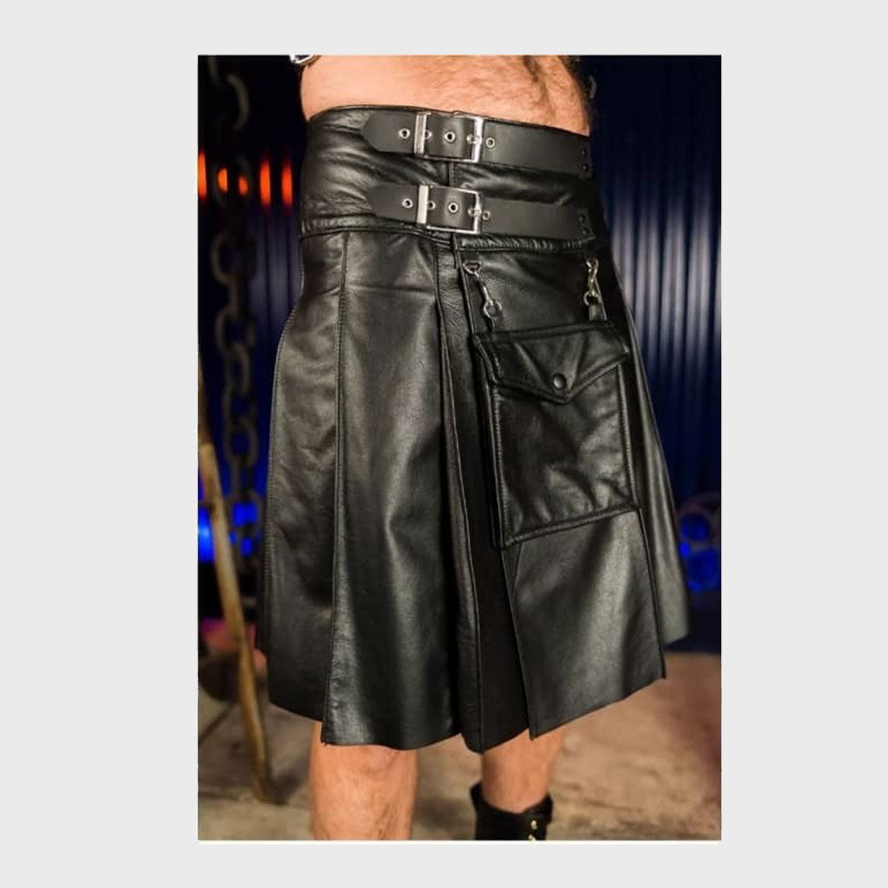 Marauder Leather Kilt