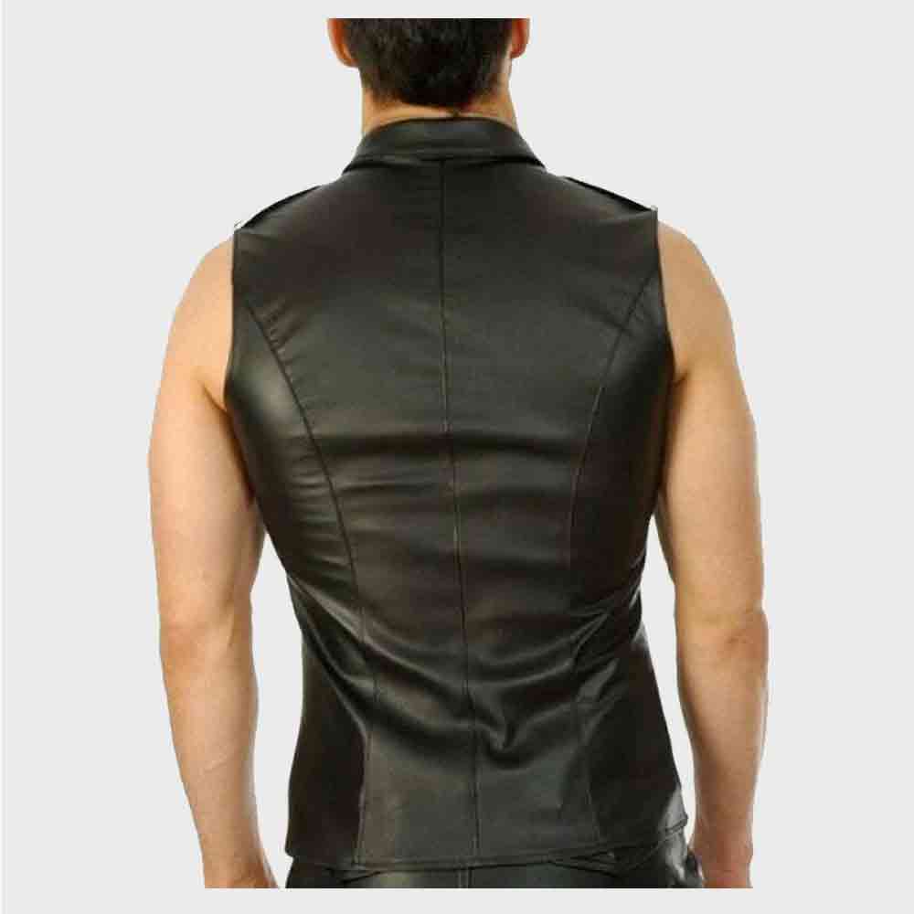 Genuine Leather Shirt Mens 