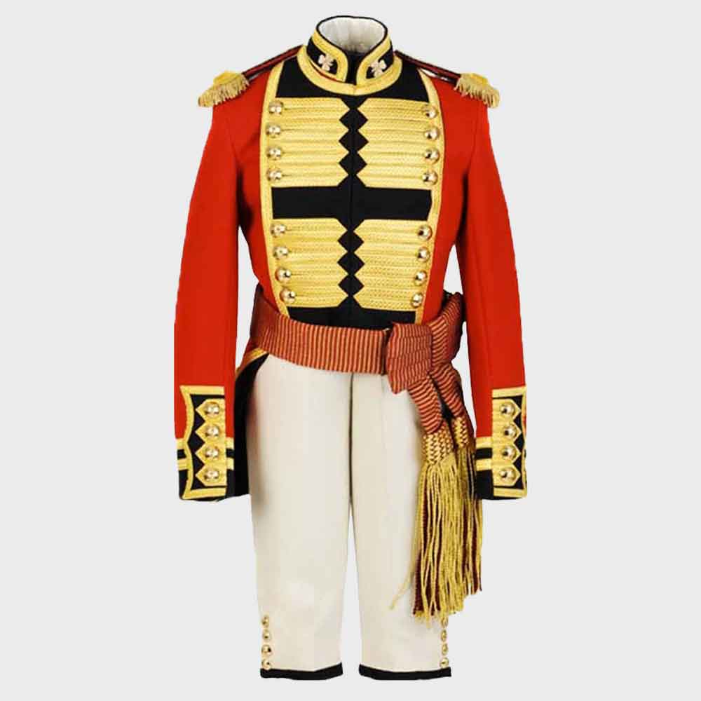 Men Napoleonic Officer Frock Coat Jacket Napoleonic Officer Coat