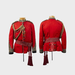 Mens Fashion An exquisite Hussar style tunic Jacket Military hussar jacket braided hussar jacket