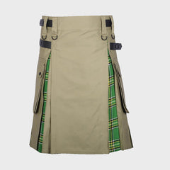 Men's Charm Khaki Hybrid Kilt