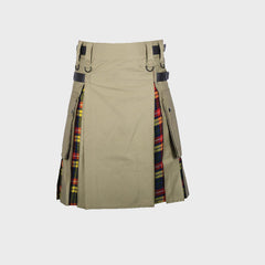 Men's Charm Khaki Hybrid Kilt