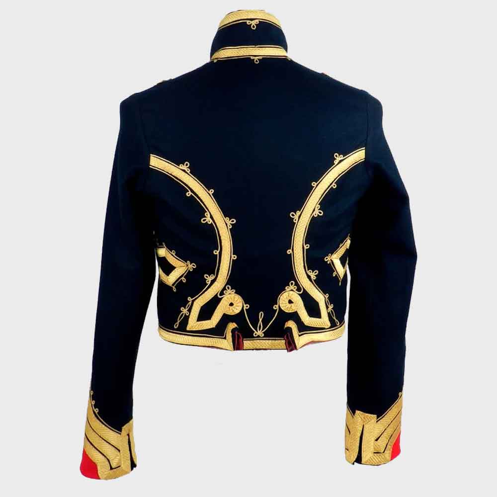 Mens Military Captain Hunter horseback Fantasy Hussar Jacket Mens Fashion Hussar Jacket