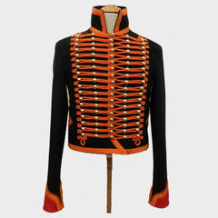 Mens Michael Jackson Military Hussar Jacket Mens Fashion Hussar Jacket